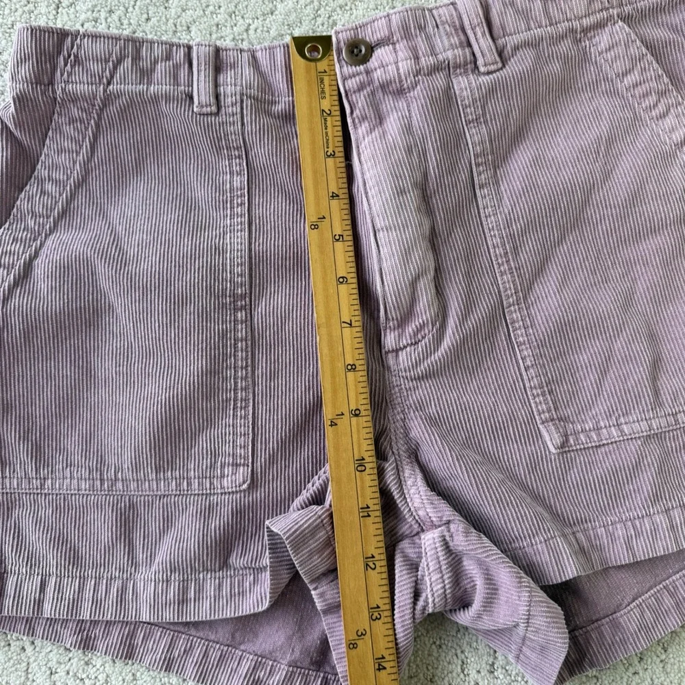 Outerknown Seventyseven Cord Shorts Womens 30 Mauve Purple Utility Cotton